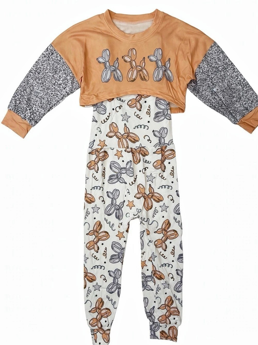 Kids ballon Print Matching Set